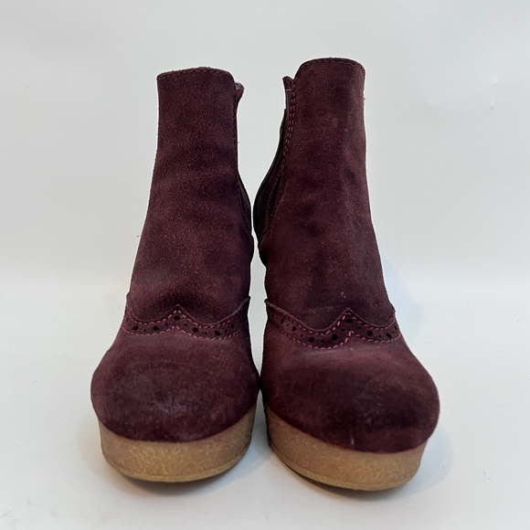 Diesel Denver Wineyard Vine platform wedge ankle boots 38 US 7 leather - Picture 5 of 10